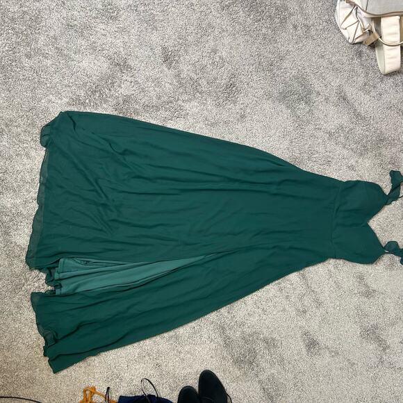 Birdy Grey Gown Size Small Hunter Green Prom Bridal - Picture 7 of 12